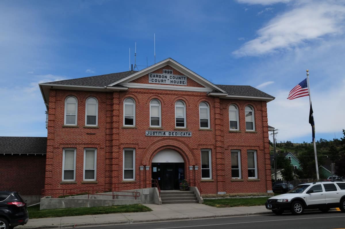 Red Lodge Court House fra 1899